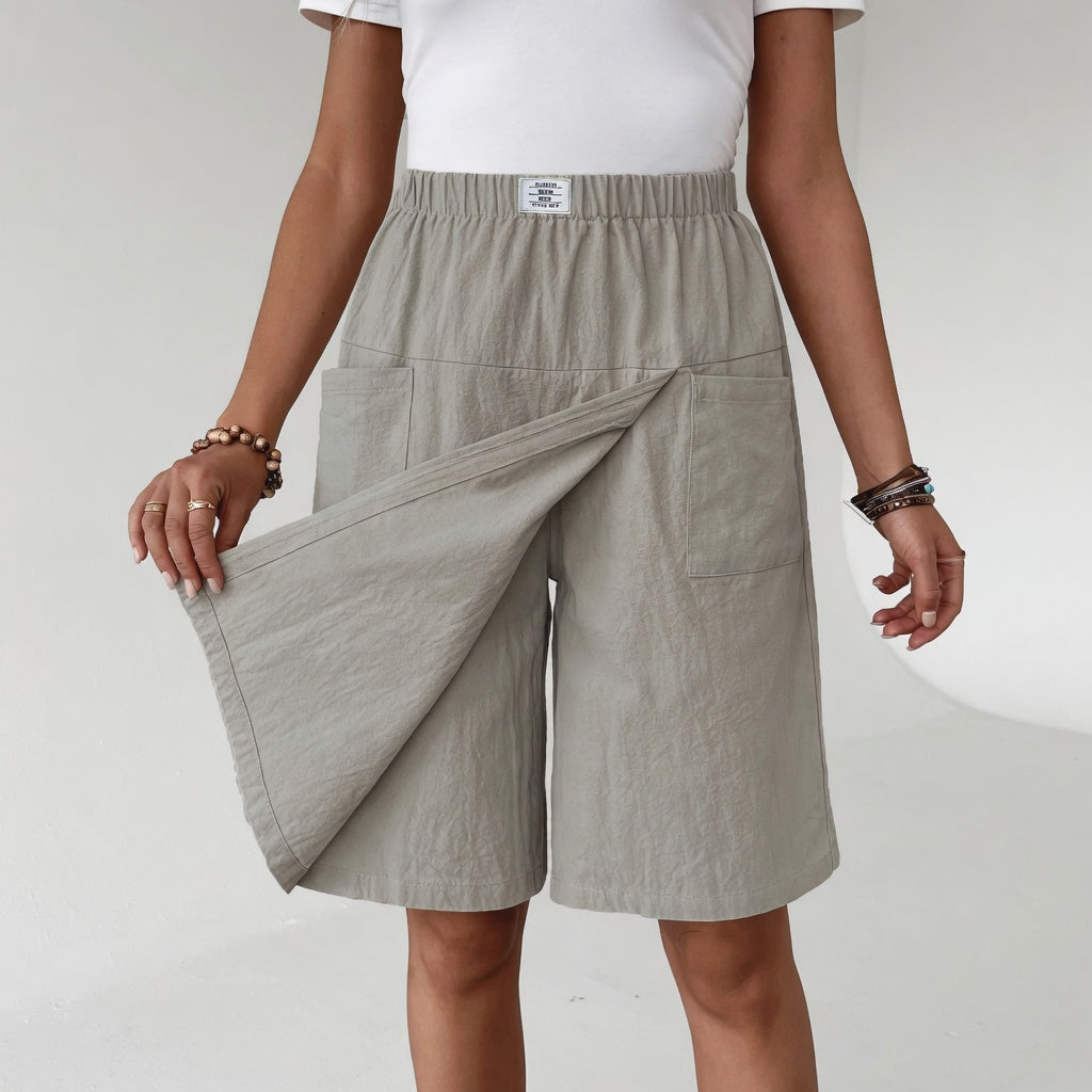 LIBERTINE™ - ACTIVE FREEDOM SKORT WITH ELASTIC WAIST AND POCKETS