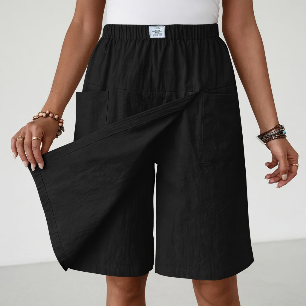 LIBERTINE™ - ACTIVE FREEDOM SKORT WITH ELASTIC WAIST AND POCKETS