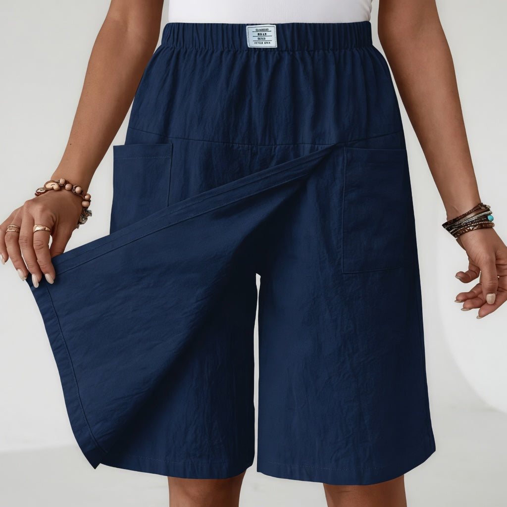 LIBERTINE™ - ACTIVE FREEDOM SKORT WITH ELASTIC WAIST AND POCKETS