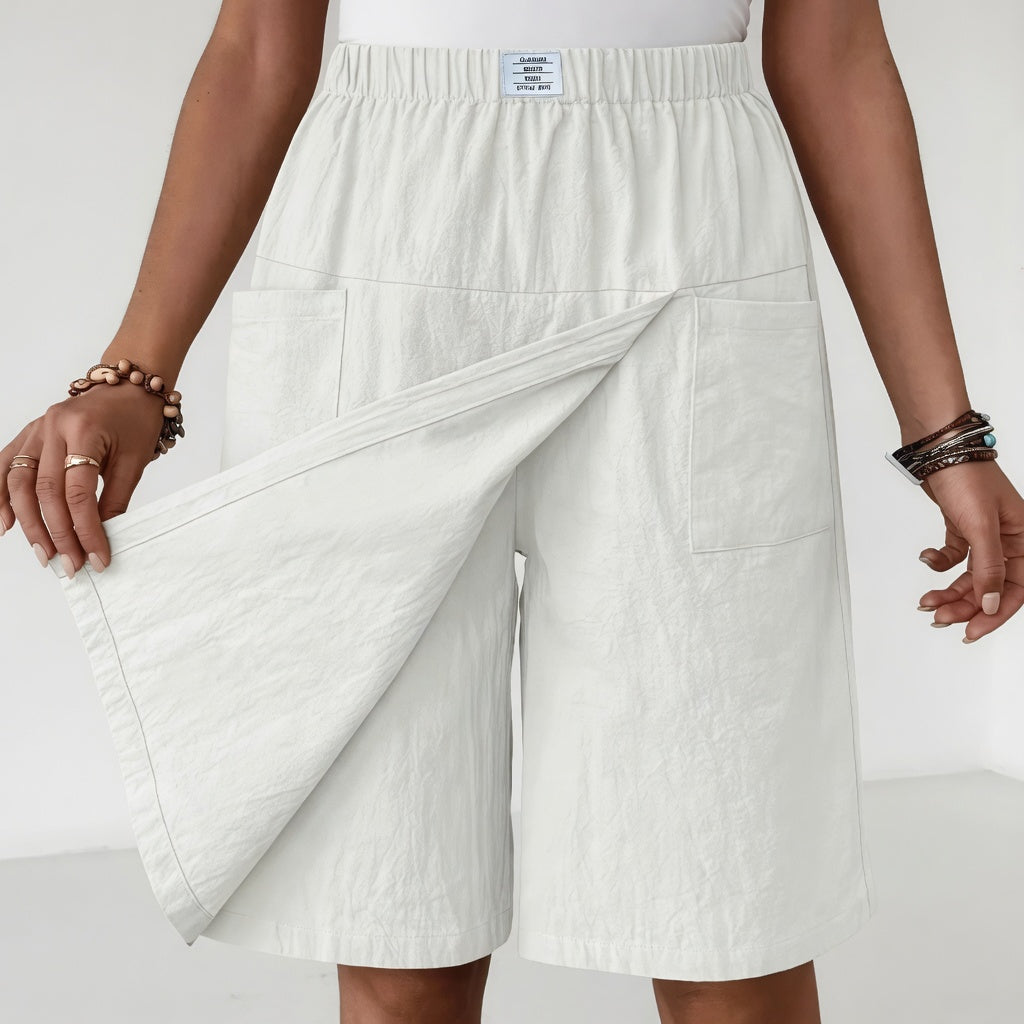 LIBERTINE™ - ACTIVE FREEDOM SKORT WITH ELASTIC WAIST AND POCKETS
